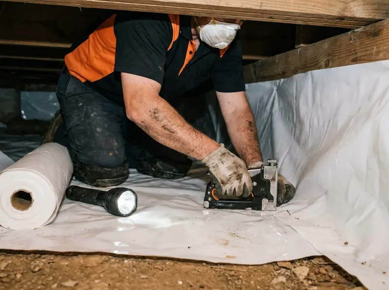 Crawlspace Encapsulation Pest Barrier in Bowling Green, KY